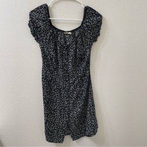 Roxy floral blue white dress sz 2